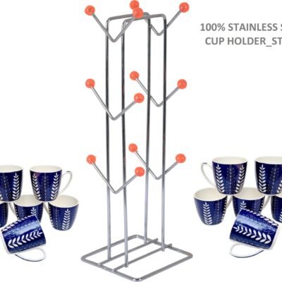 Stylish and Durable: The Perfect Steel Cup Kitchen Rack